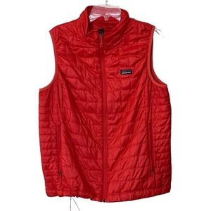 💕Patagonia Quilted Mock Neck Front Zip Vest XL